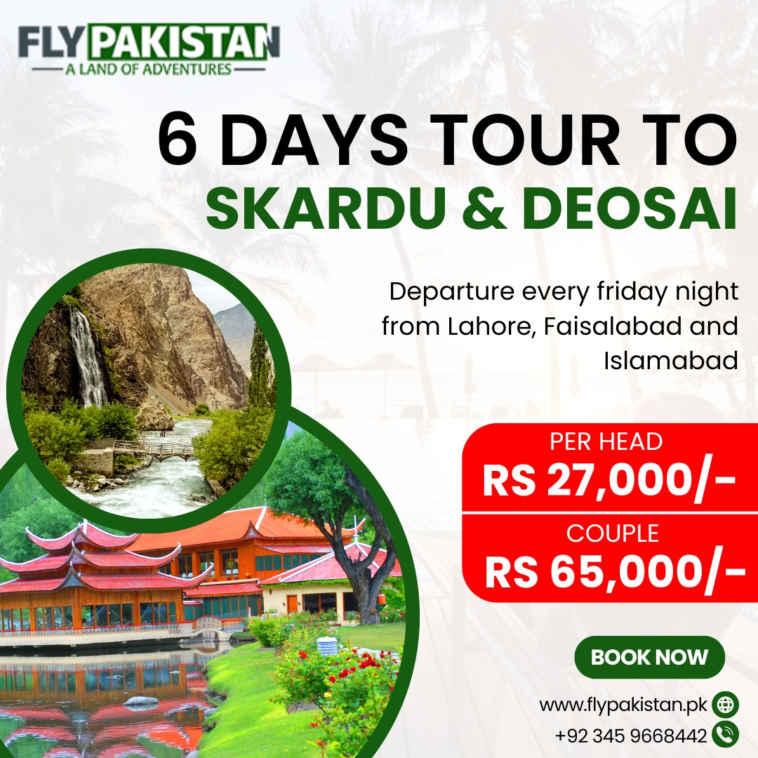 Book Deal 6 Days Tour To Skardu And Deosai National Park